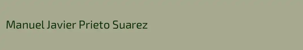 Manuel Javier Prieto Suarez